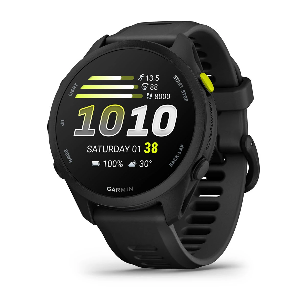 1. Garmin Forerunner 70 Ceas Alergare GPS | Autonomie 13 Zile - negru