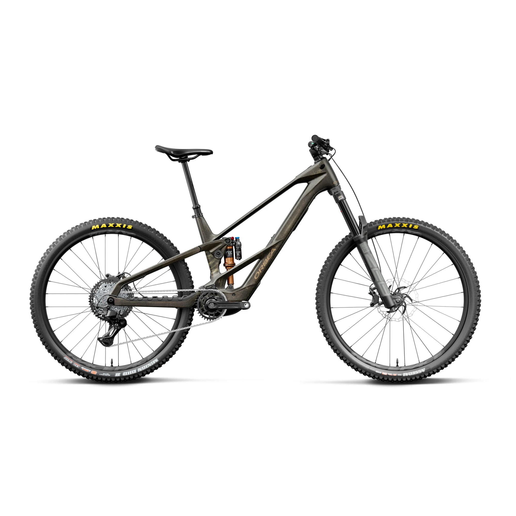 1. Orbea WILD LT M20 Avinox M2S (2027) - bicicletă electrică eMTB Enduro - Magic Gold C. View (Matt) - Titan Gold (Gloss)