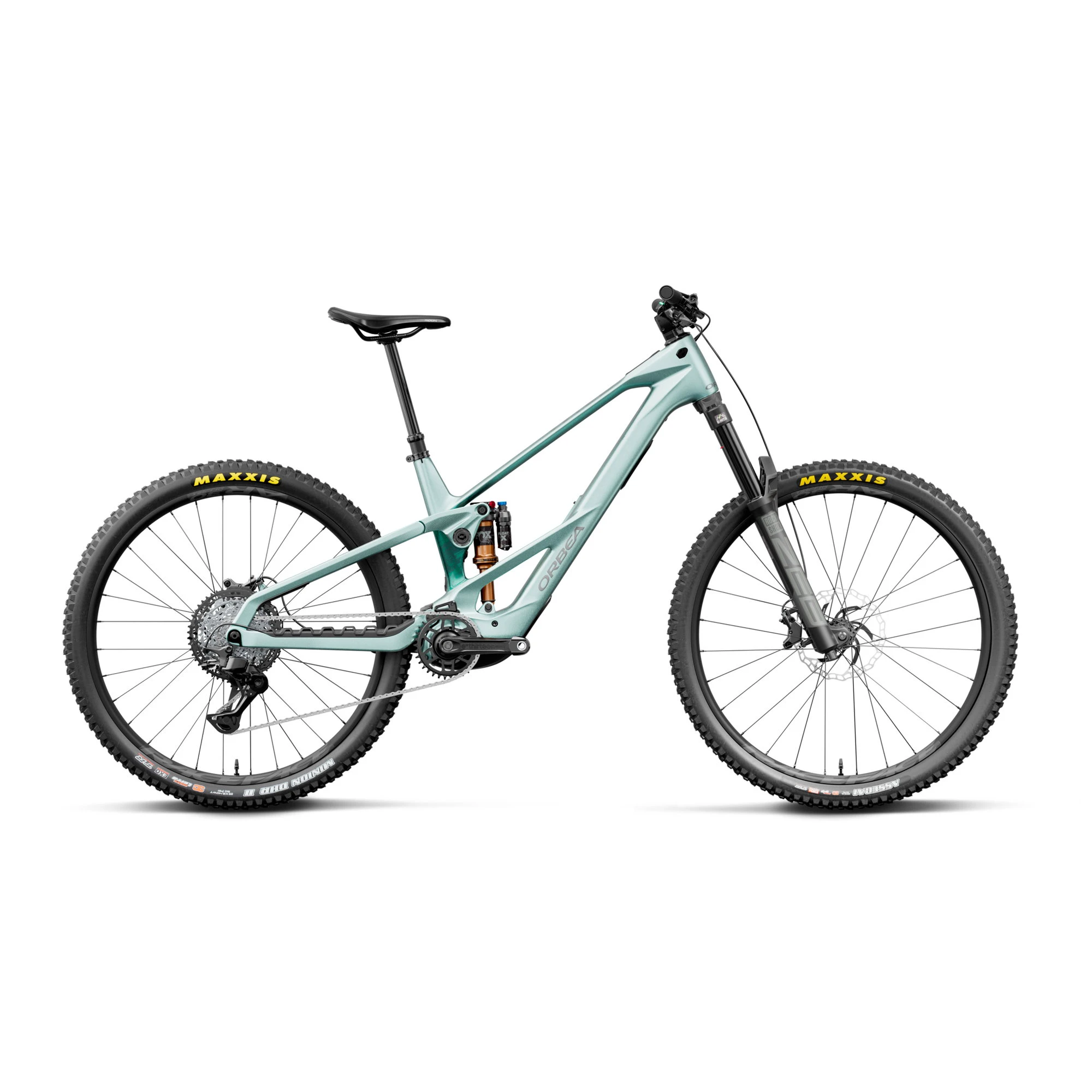 Orbea WILD LT M20 Avinox M2S (2027) - bicicletă electrică eMTB Enduro - Smooth Silver (Matt) - Escape Green C. View (Gloss) - 224703