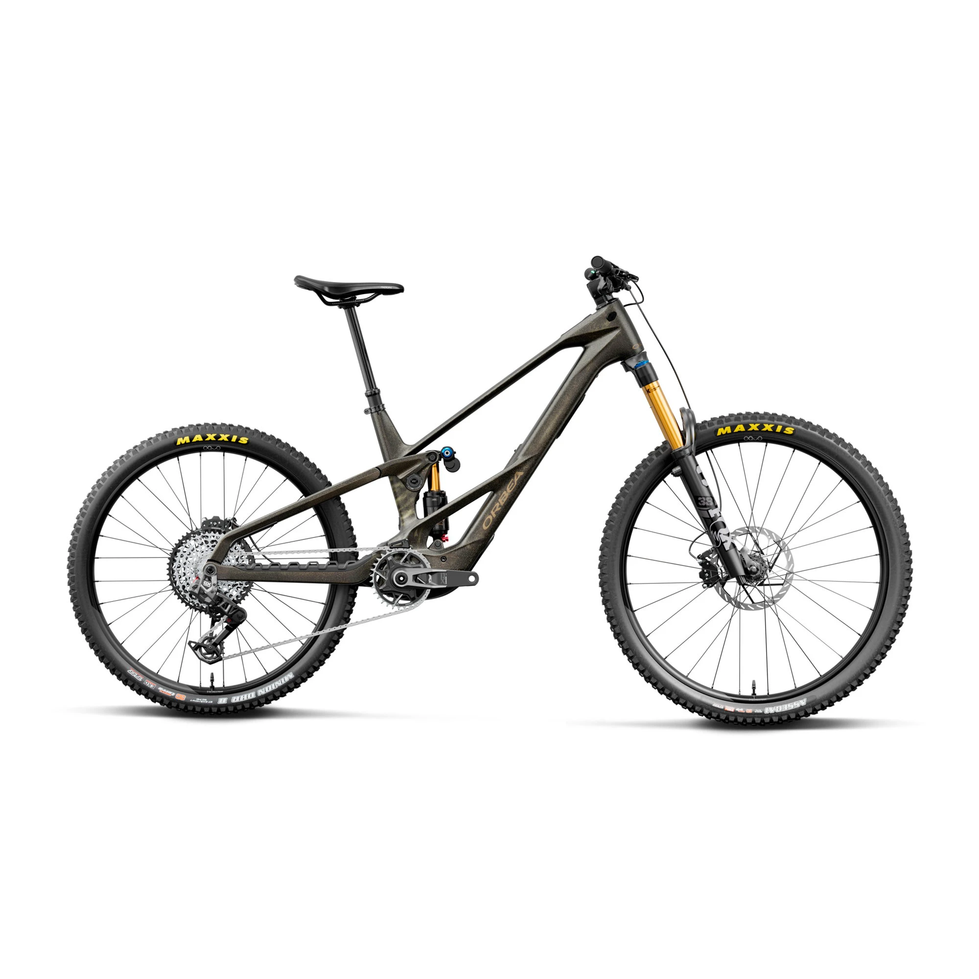 Orbea WILD LT M-TEAM RS Mullet Avinox M2S (2027) - bicicletă electrică eMTB Enduro - Magic Gold C. View (Matt) - Titan Gold (Gloss) - 224771