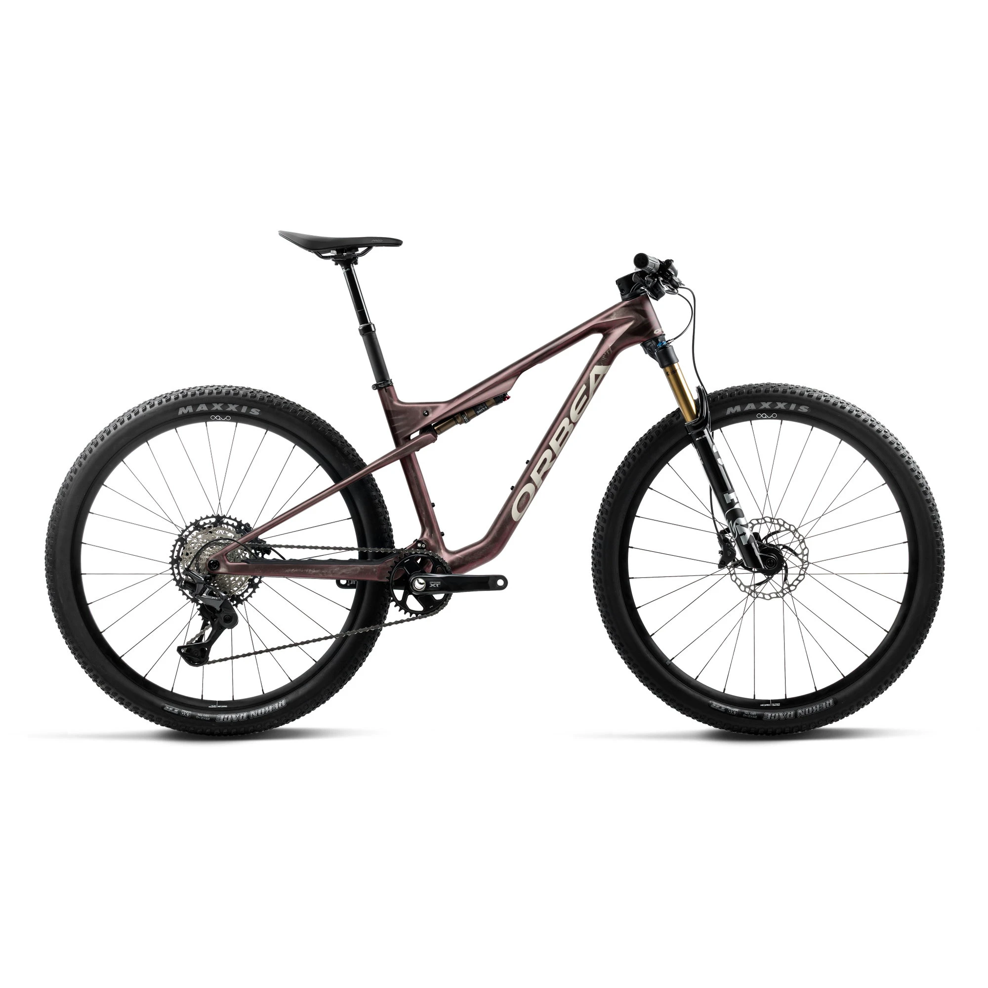 Orbea OIZ M20 (2027) - bicicletă MTB XC full suspension - Burning Ashes C. View (Matt) - Ivory White (Gloss) - 224821