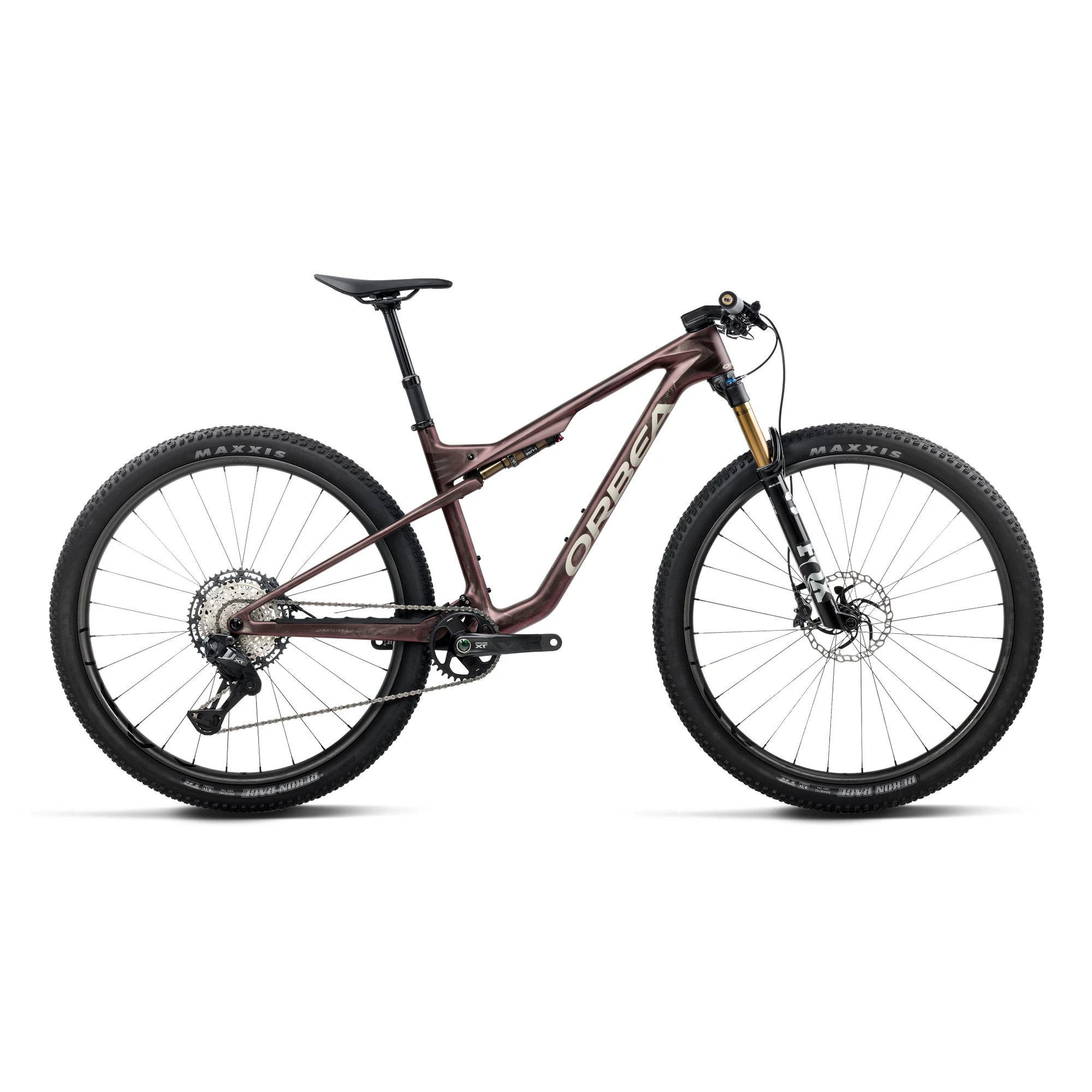 Orbea OIZ M10 (2027) - bicicletă MTB XC full suspension - Burning Ashes C. View (Matt) - Ivory White (Gloss) - 224842