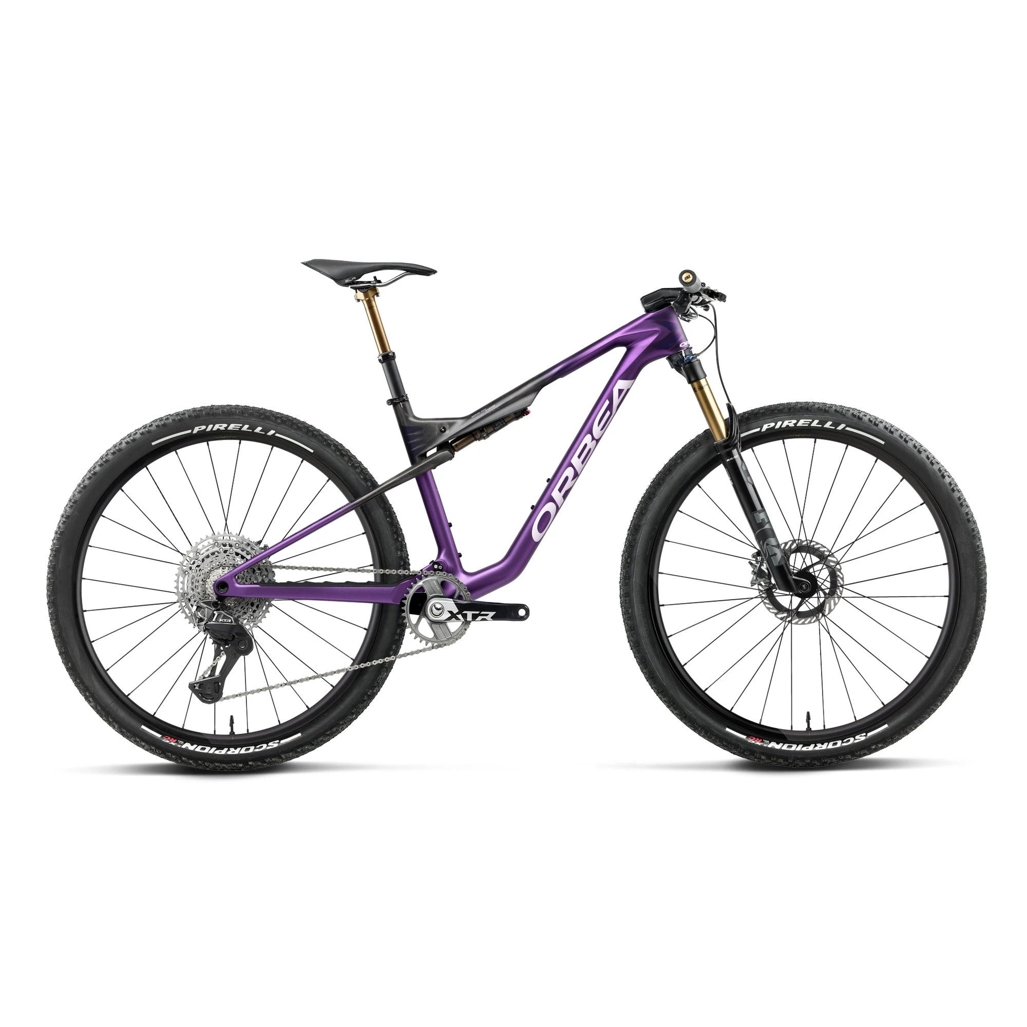 Orbea OIZ M-TEAM FACTORY (2027) - bicicletă MTB XC full suspension - Royal Plum - Diamond Black Carbon View (Matt) - 224879
