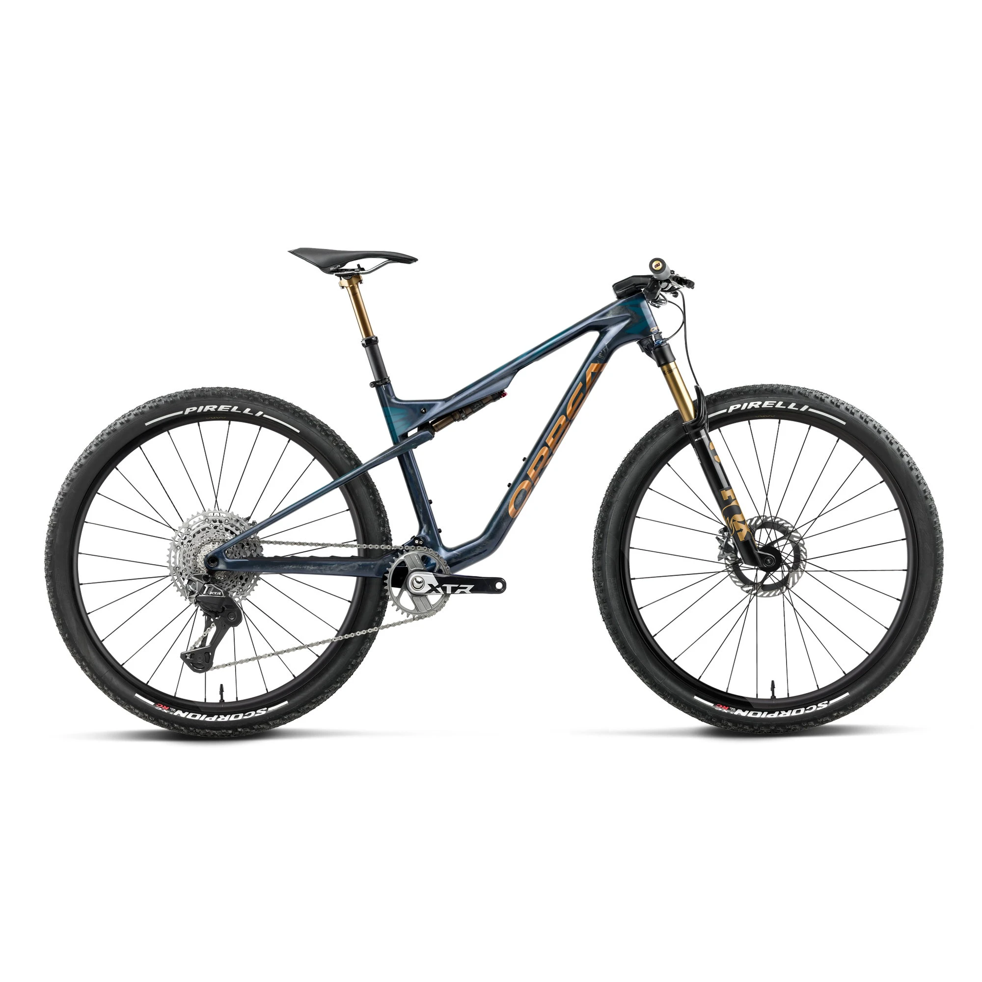 Orbea OIZ M-TEAM FACTORY (2027) - bicicletă MTB XC full suspension - Fuel Carbon View - Titan Gold (Gloss) - 224881
