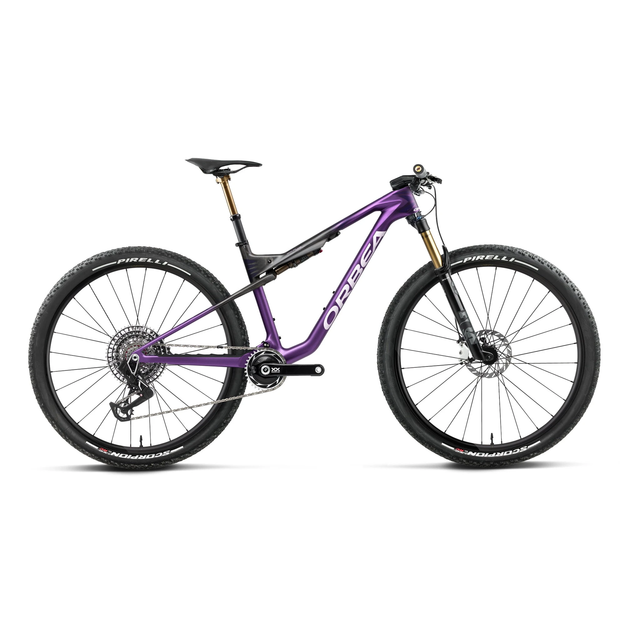Orbea OIZ M-LTD (2027) - bicicletă MTB XC full suspension - Royal Plum - Diamond Black Carbon View (Matt) - 224899