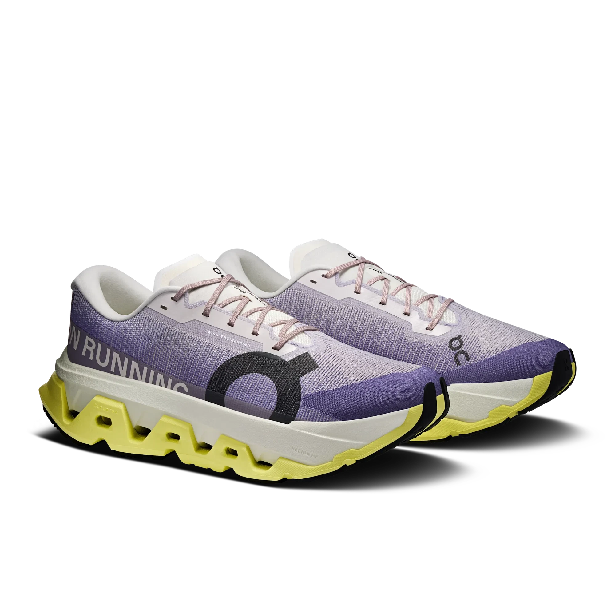 6. Pantofi alergare On Cloudmonster 3 Hyper - Lily | Limelight