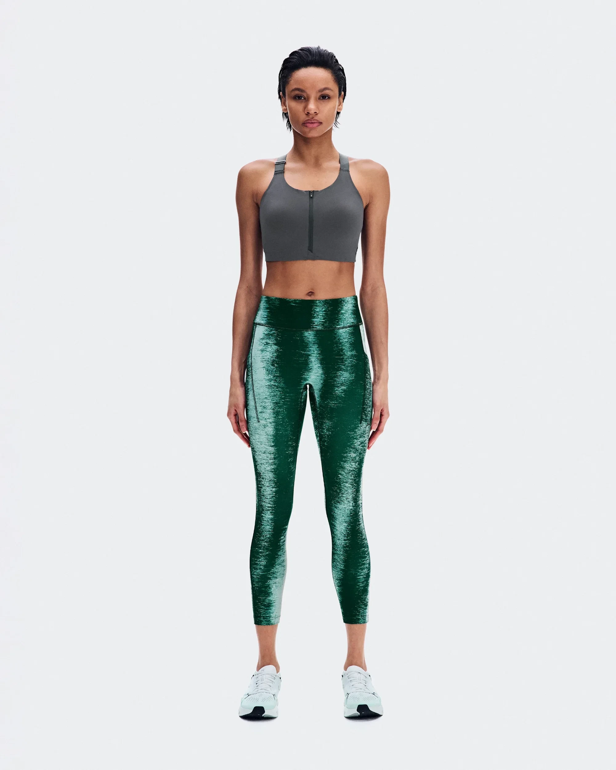Colanți alergare On Performance Tights Terra W - verde Cove | Kaitoke - 225054