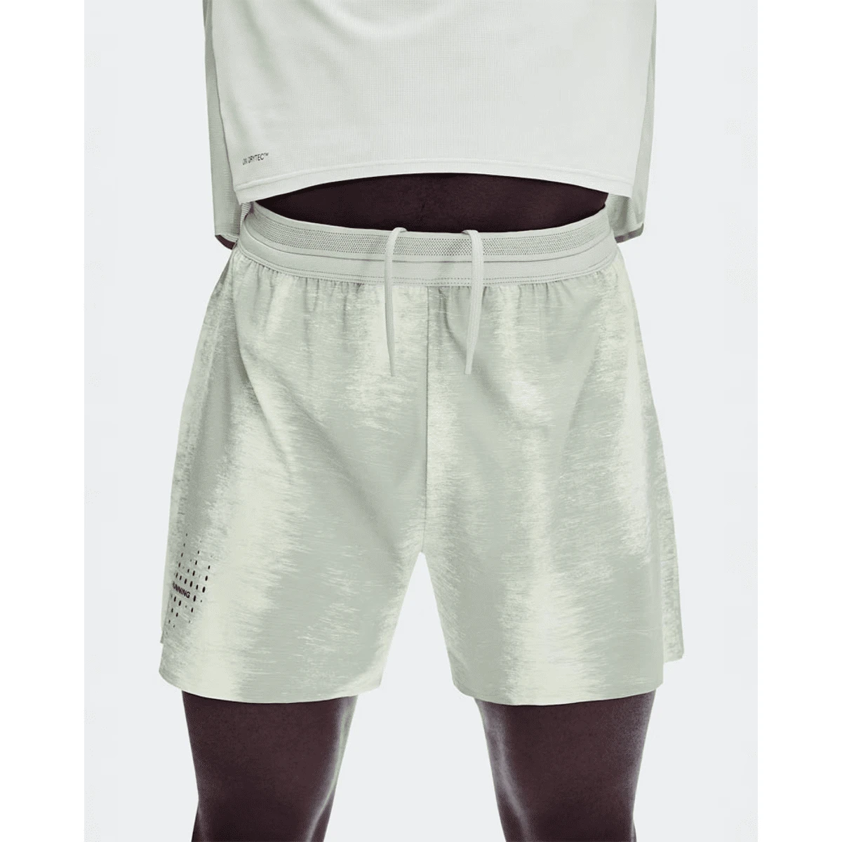 Pantaloni scurți On Performance Shorts Terra - verde Seedling | alergare - 225067