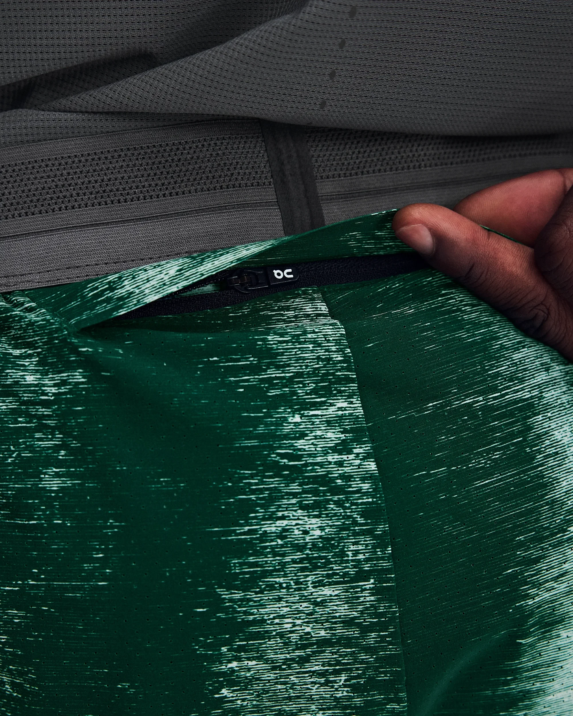 5. Tricou tehnic On Performance-T Terra - verde Cove | Kaitoke | alergare