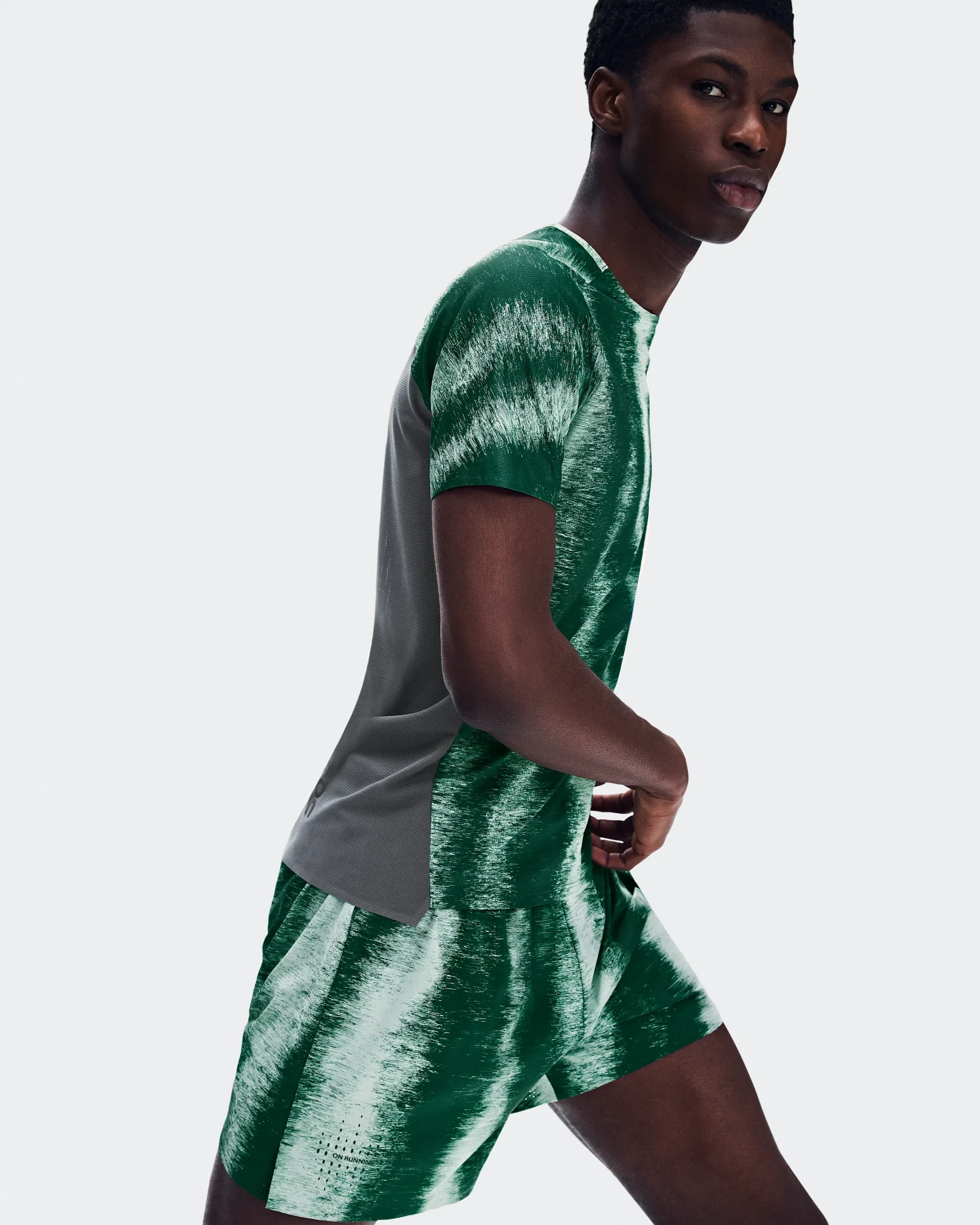 6. Tricou tehnic On Performance-T Terra - verde Cove | Kaitoke | alergare