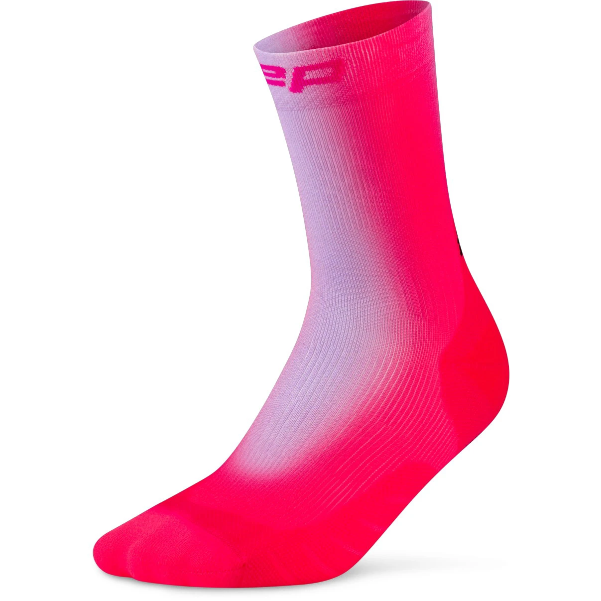 Șosete compresie CEP Run Gradient Mid Cut 5.0 - lila/roz | alergare - 225137