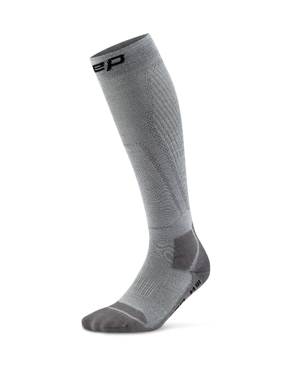 Șosete compresie înalte CEP Hiking Light Cushion - gri | dark grey | drumeții - 225155