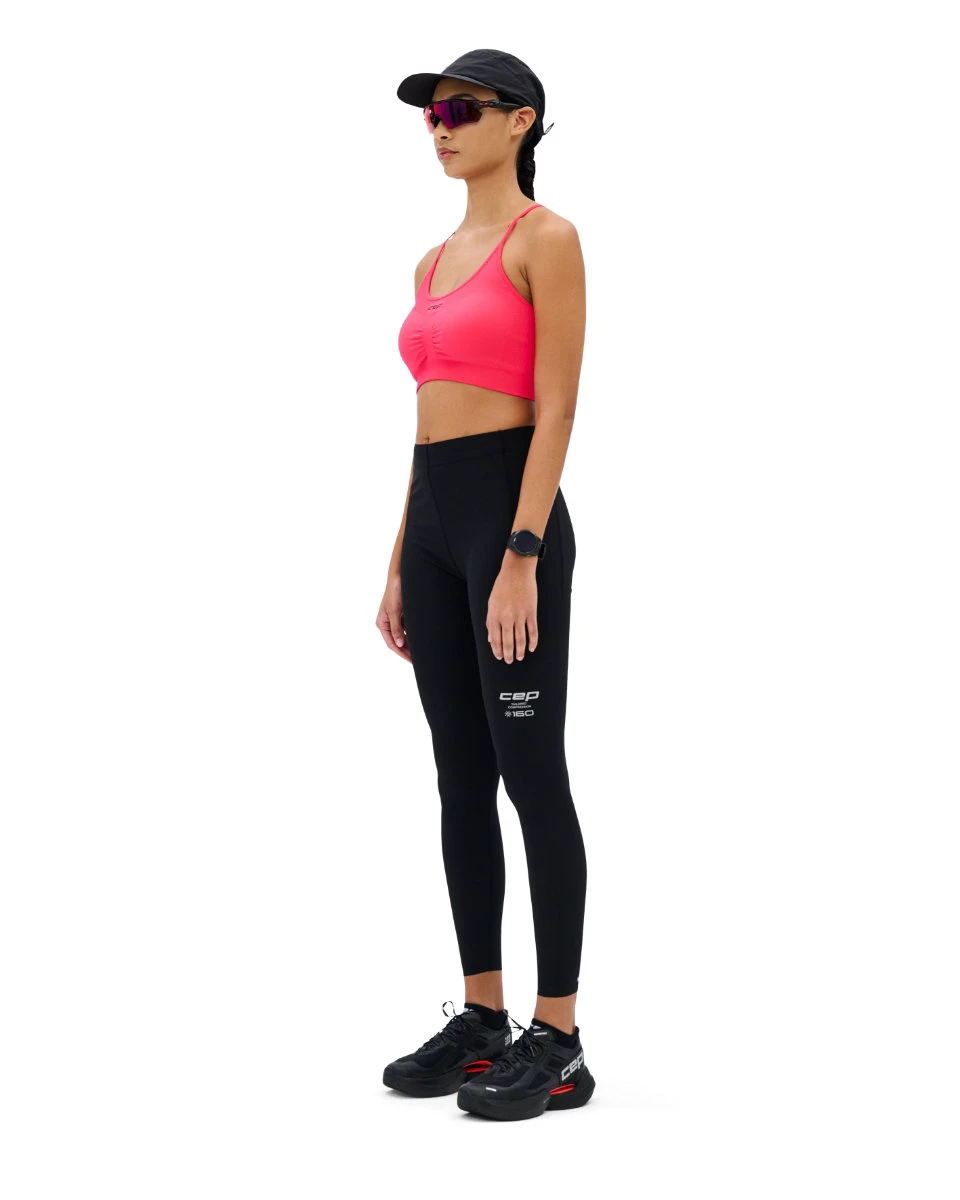 5. Colanți compresie CEP Core Run Compression W | vizibilitate sporită - black