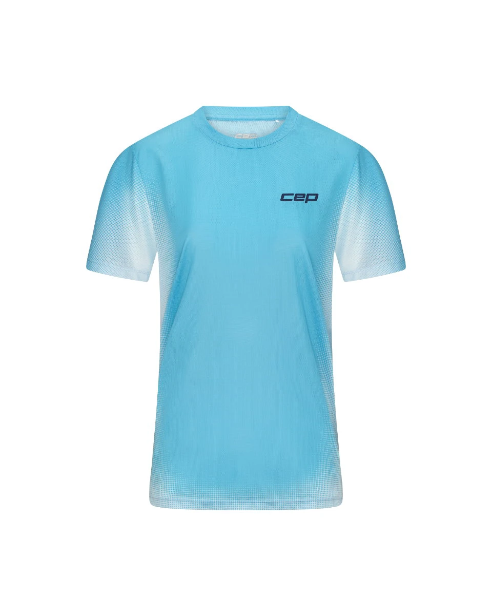 Tricou alergare CEP Core Run W - albastru deschis | respirabil - 225625