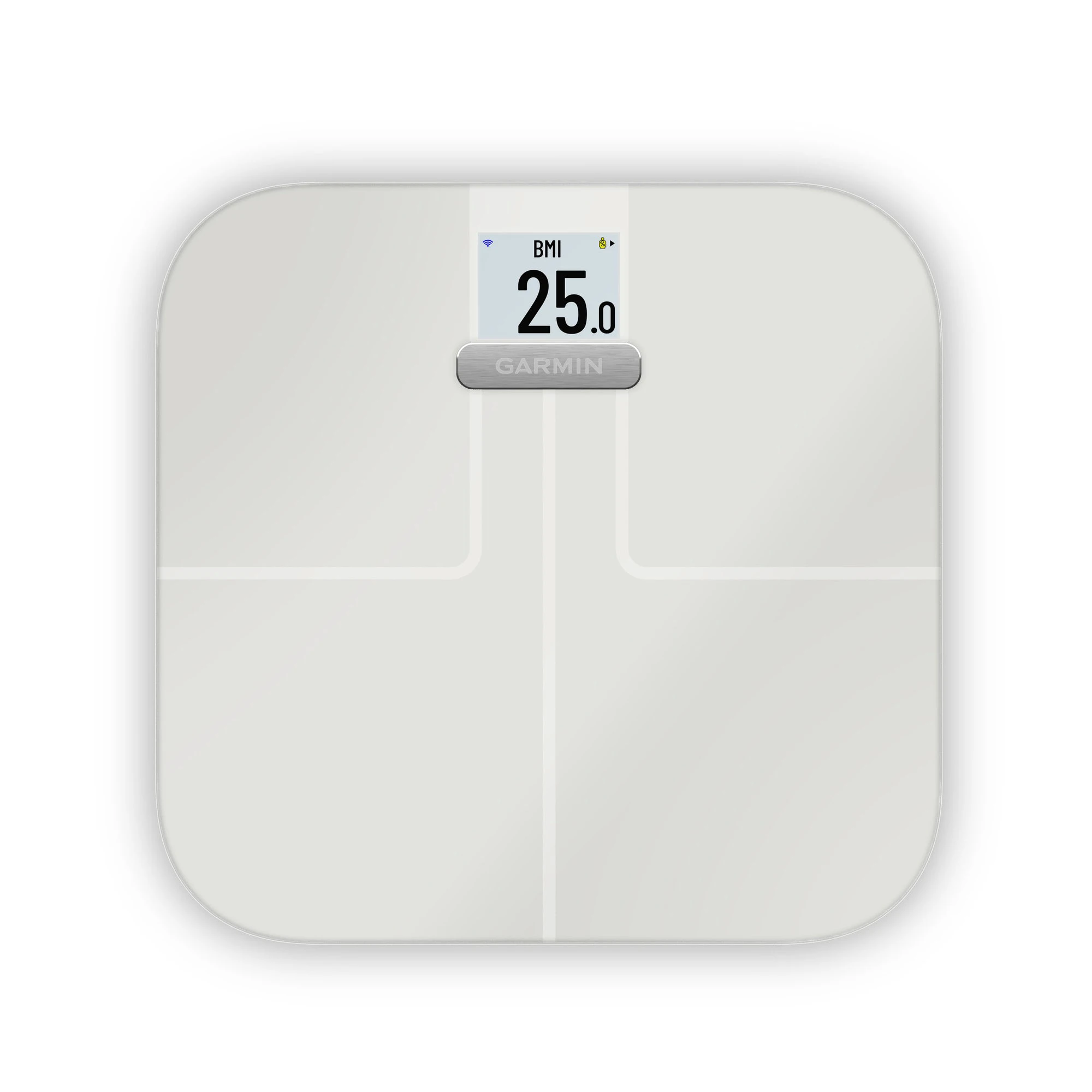 1. Garmin Index S2 Cântar Inteligent Alb | Analiză Corporală EU - alb