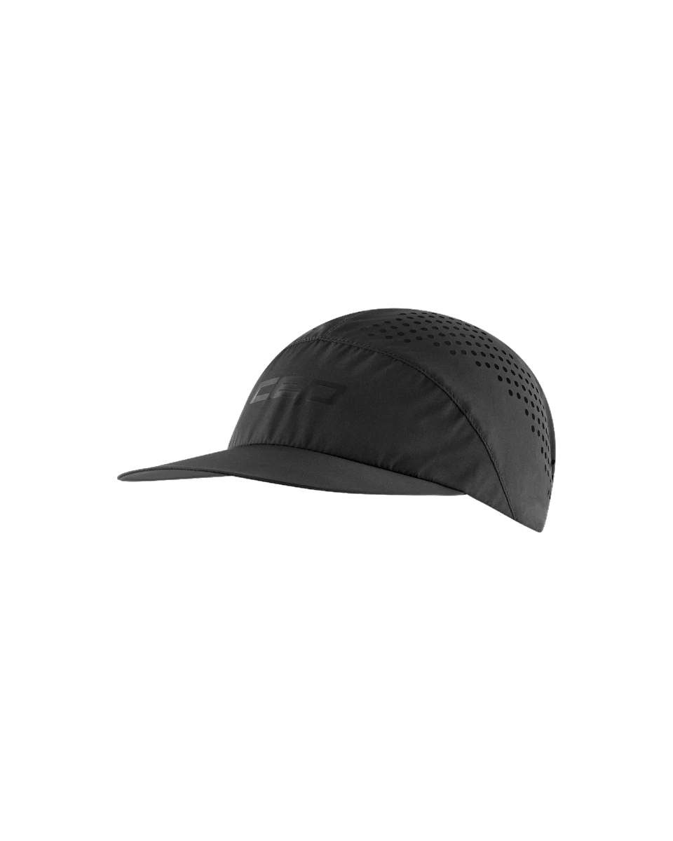 1. Șapcă alergare CEP Pro Run Ultralight - negru | ultraușoară ventilație