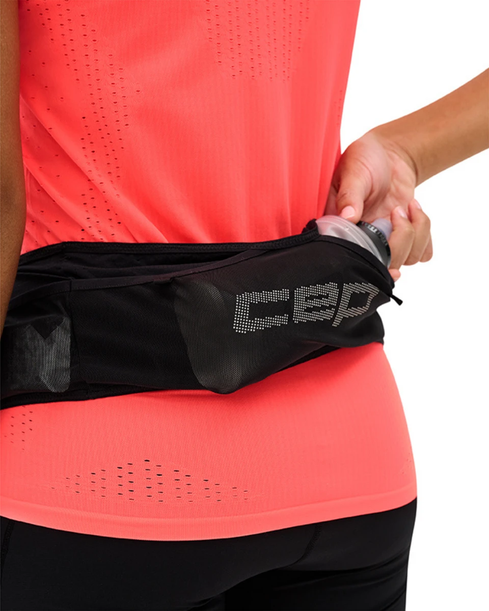 6. Curea alergare CEP Pro Run Hydration | hidratare și depozitare - black