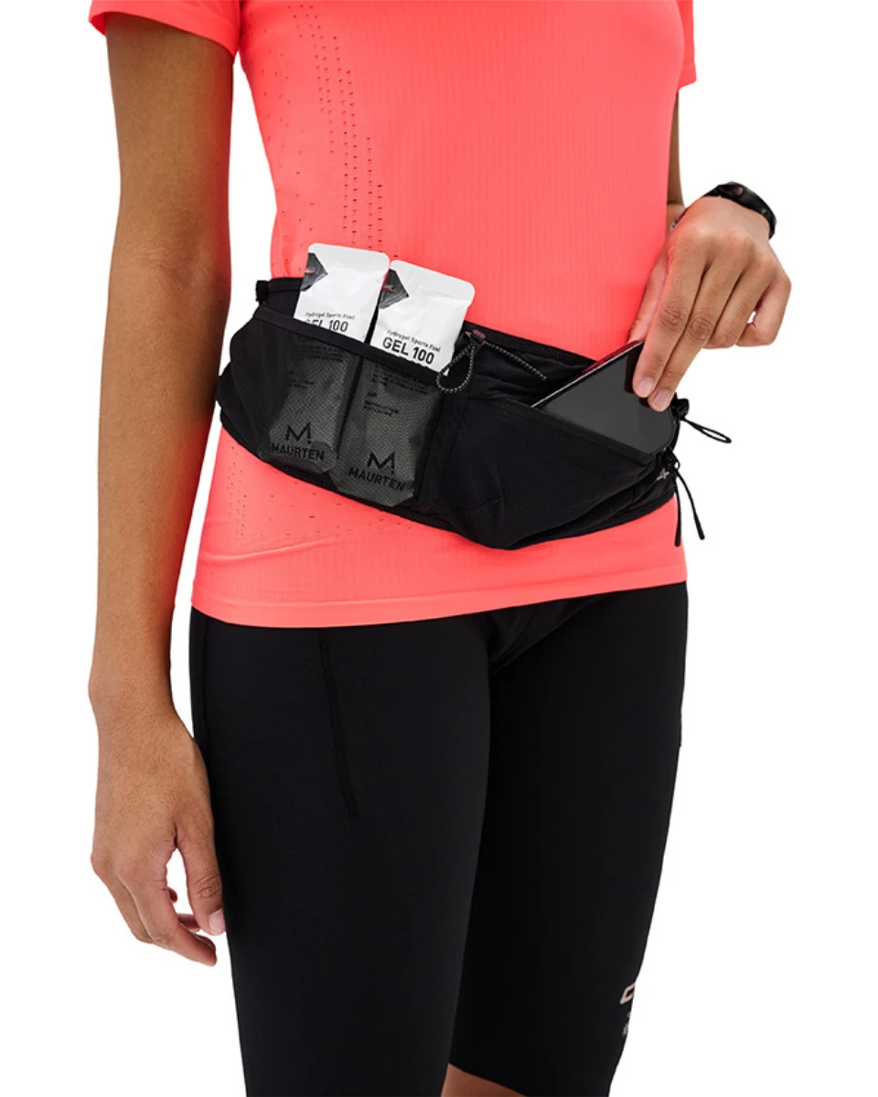 8. Curea alergare CEP Pro Run Hydration | hidratare și depozitare - black