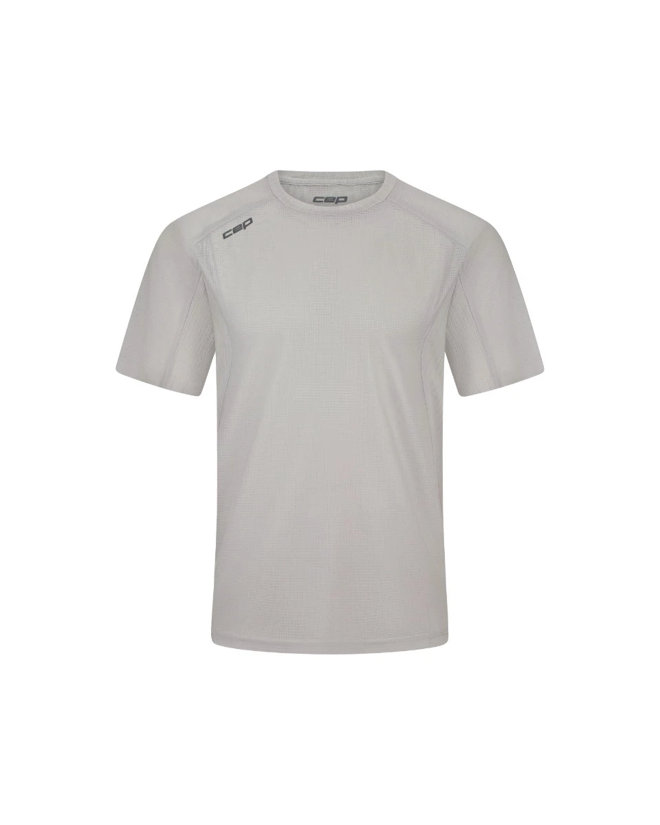 Tricou tehnic alergare CEP Pro Run Ultralight - gri deschis | ultraușor - 226014