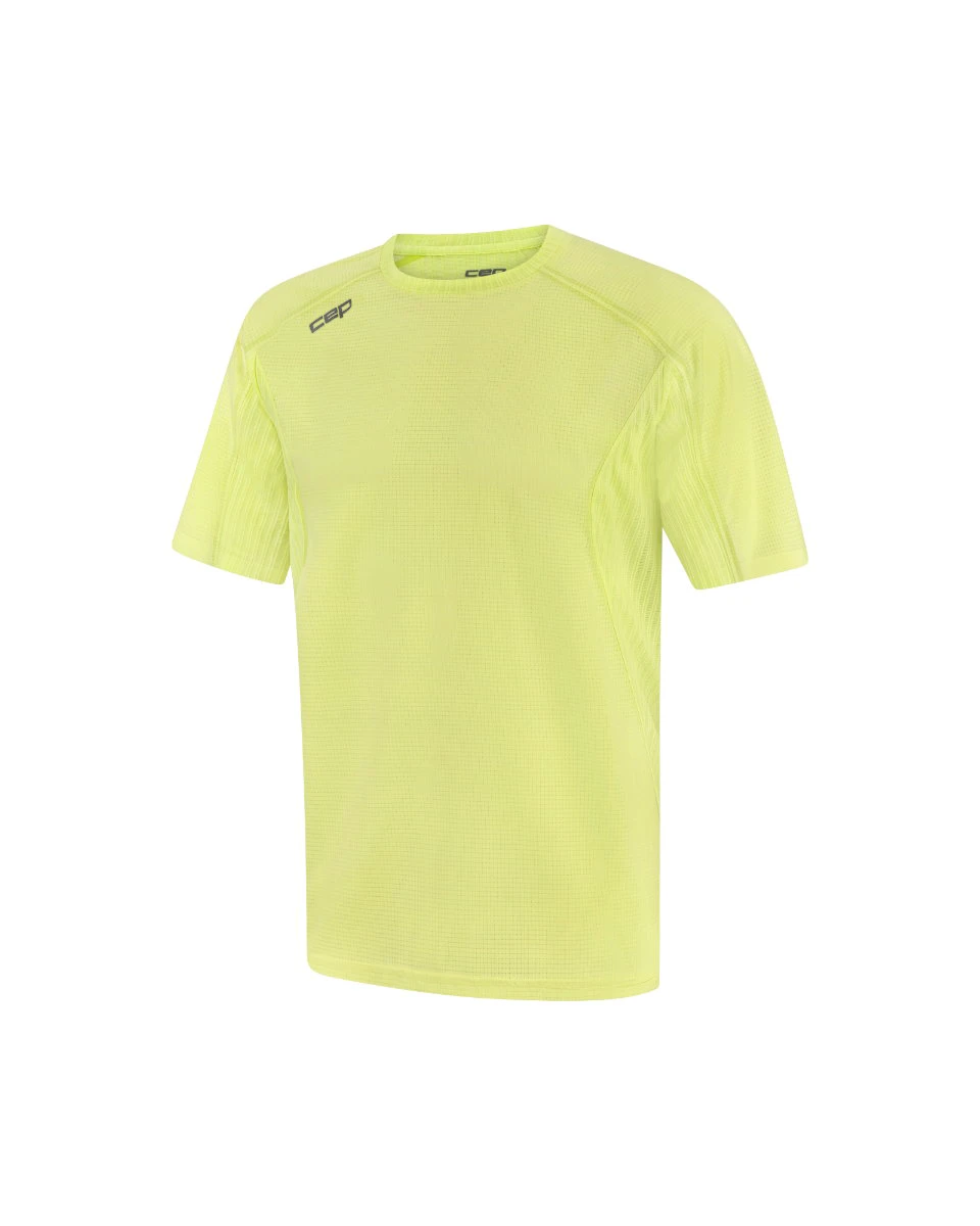 3. Tricou tehnic alergare CEP Pro Run Ultralight - lime | ultraușor