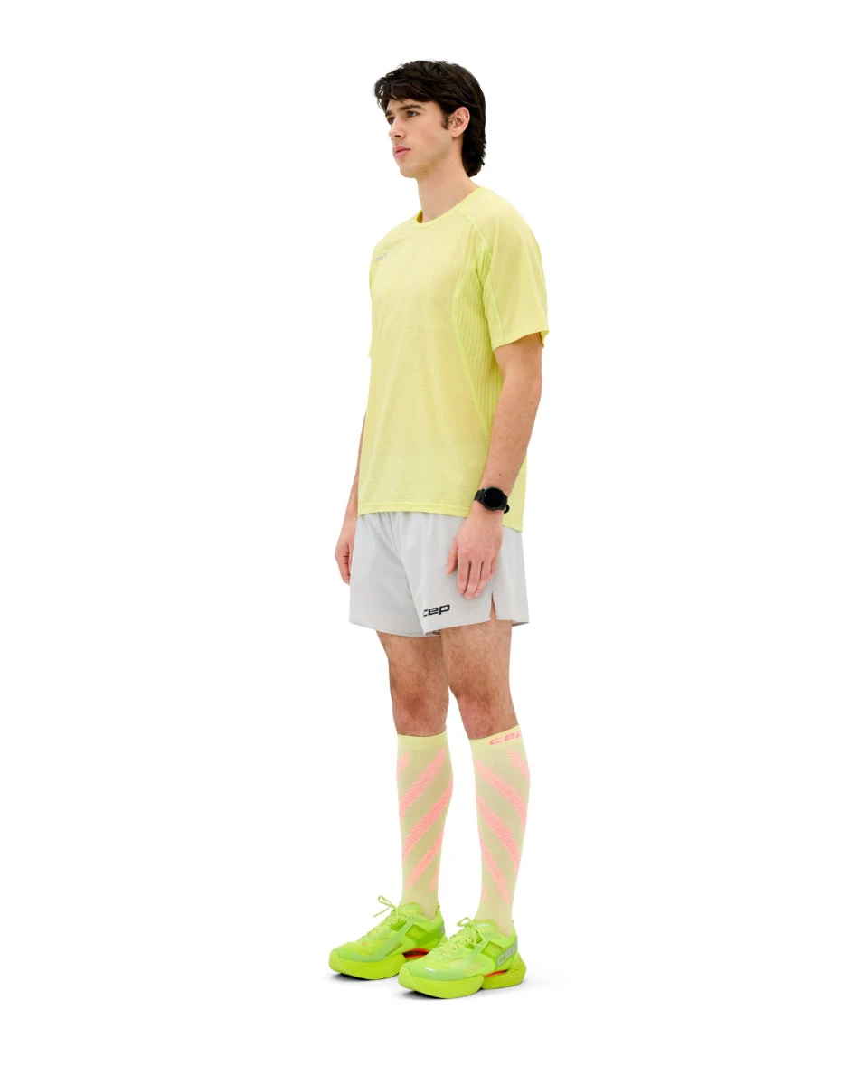 5. Tricou tehnic alergare CEP Pro Run Ultralight - lime | ultraușor