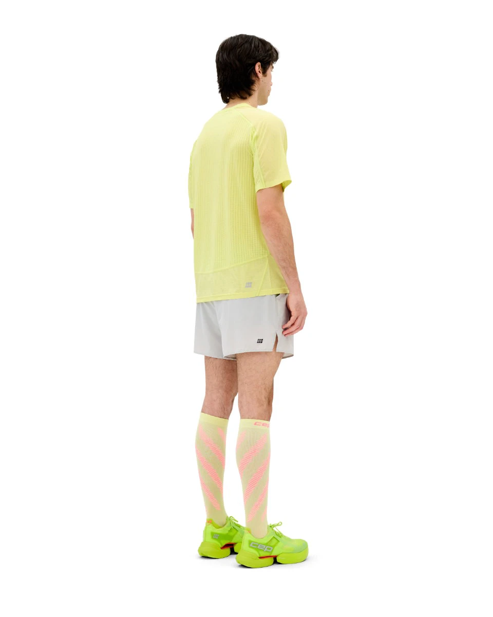 7. Tricou tehnic alergare CEP Pro Run Ultralight - lime | ultraușor