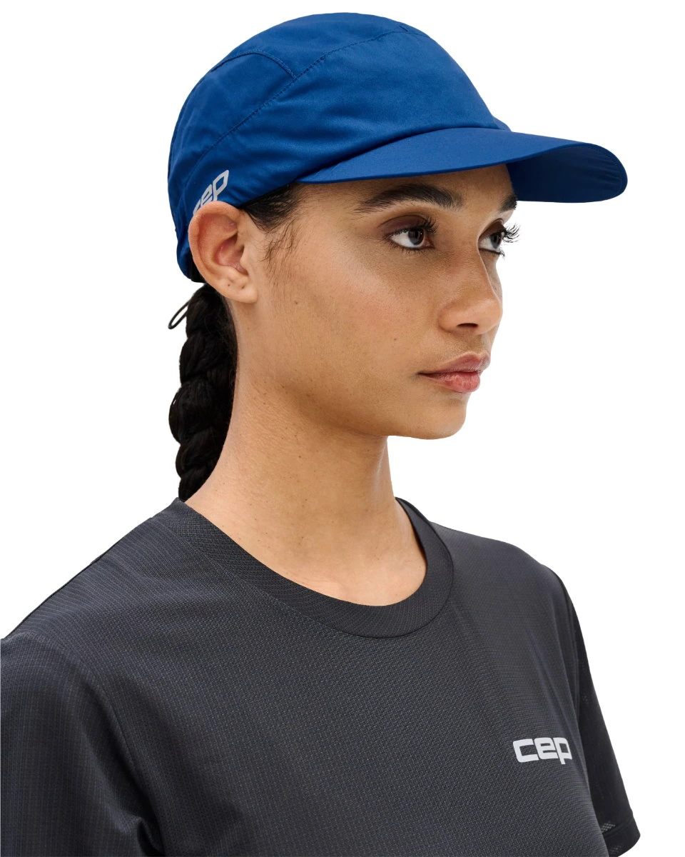 6. Șapcă alergare CEP Core Run Soft Cap - albastru închis | protecție soare