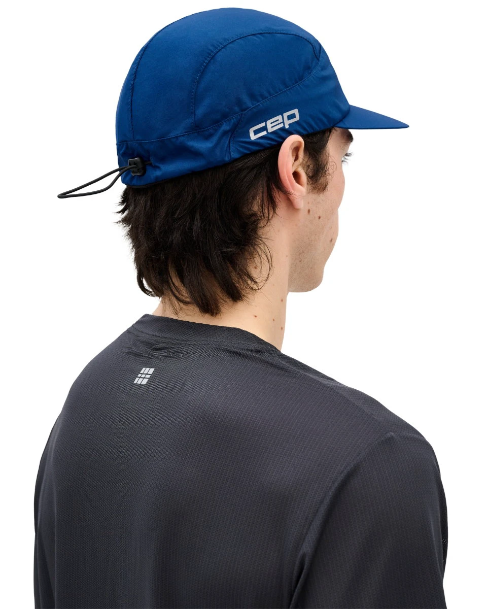 9. Șapcă alergare CEP Core Run Soft Cap - albastru închis | protecție soare