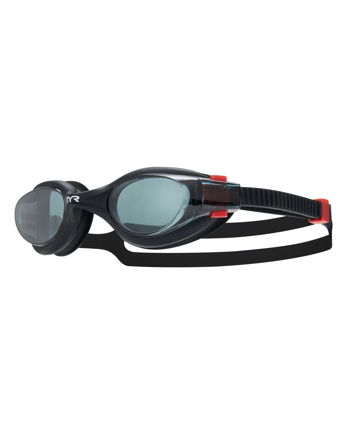 1. Ochelari înot TYR Vesi - negru/roșu | DURAFIT, protecție UV