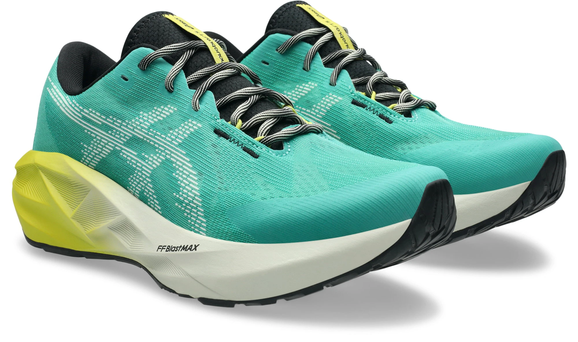 1. Pantofi alergare trail ASICS Novablast 5 TR bărbați - Aurora Green | Light Dust