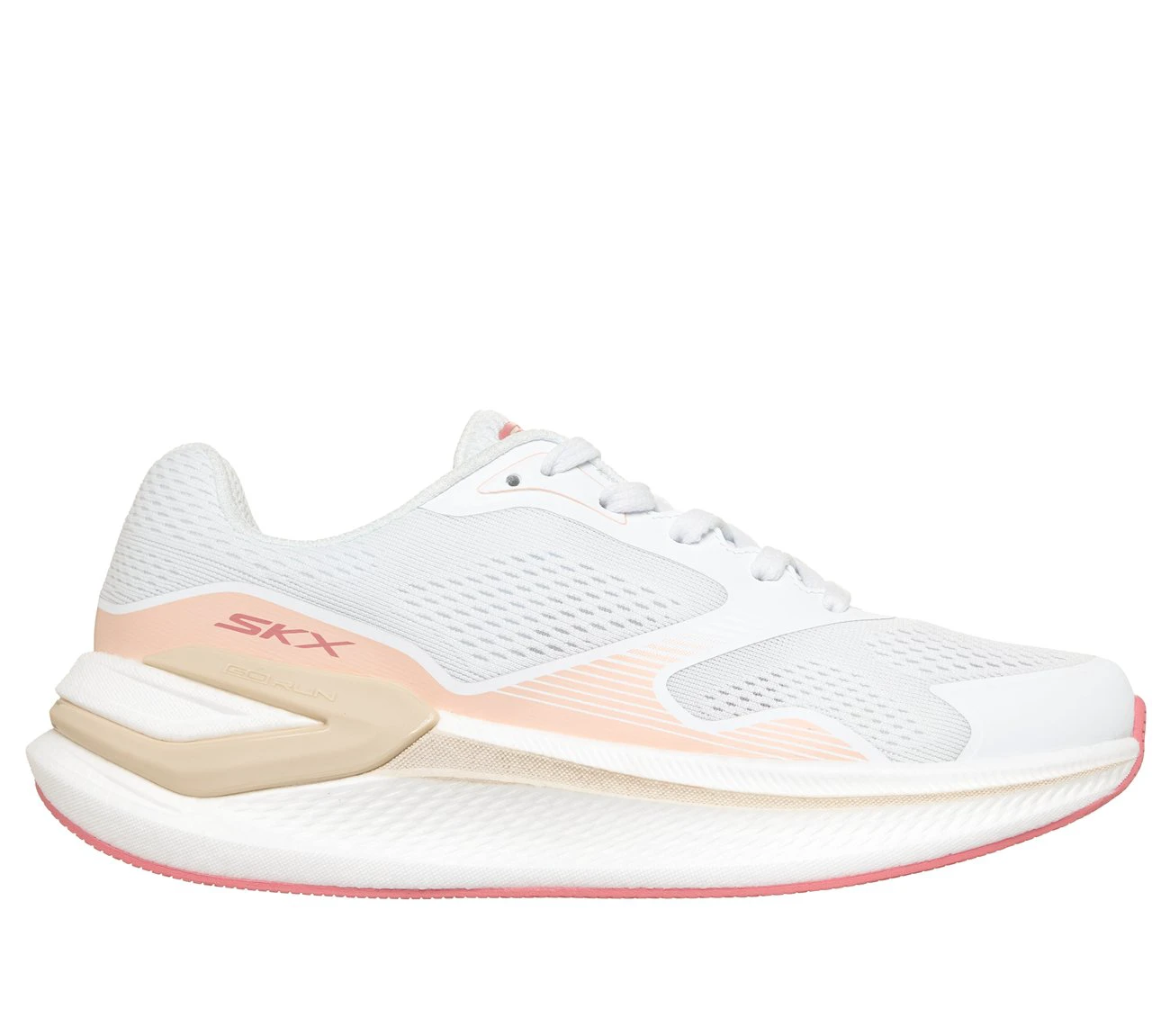 1. Pantofi alergare Skechers GO RUN Consistent Pro Corus damă - alb roz