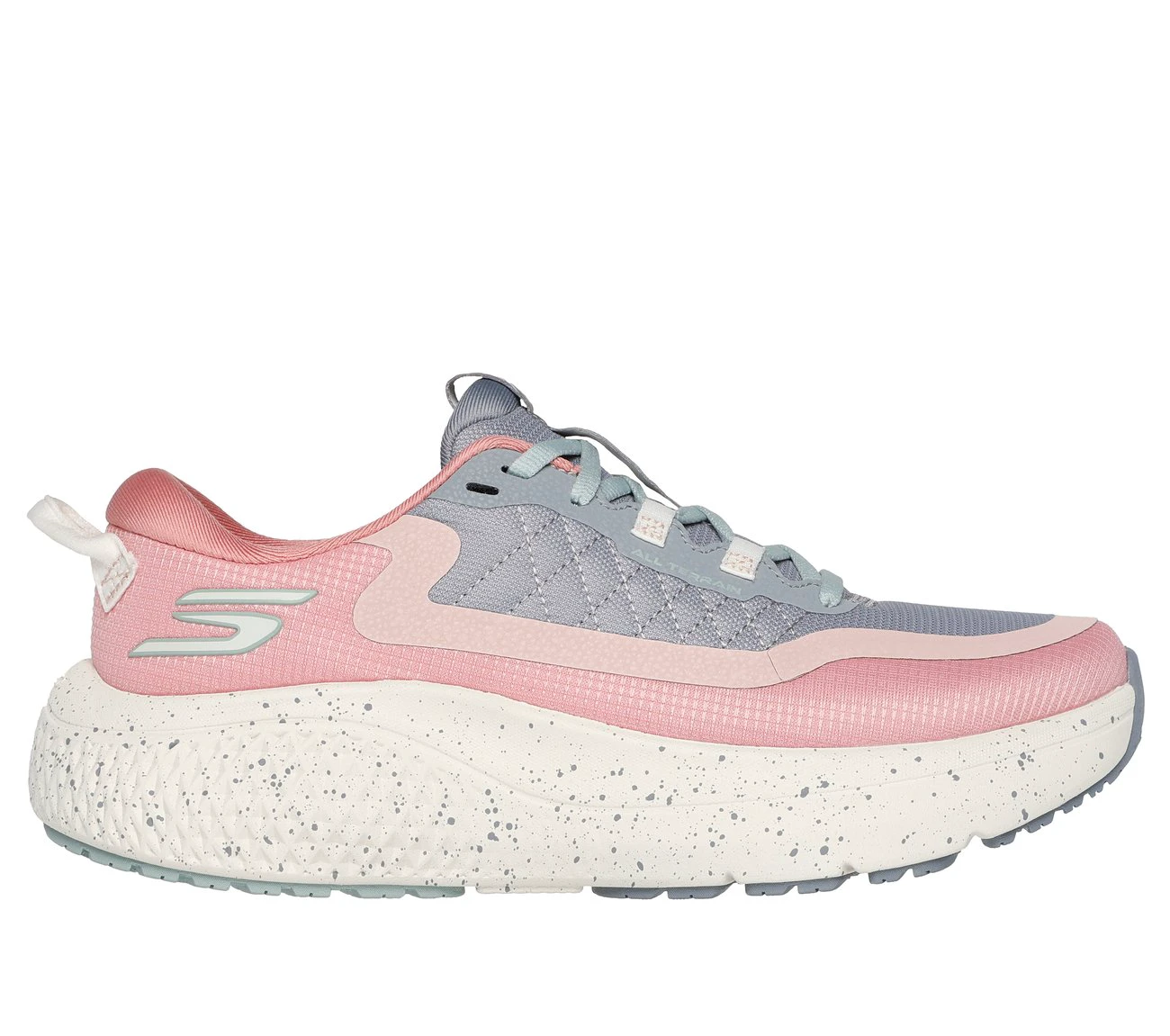 1. Pantofi alergare trail Skechers GO RUN Supersonic Max A/T damă - mov prăfuit