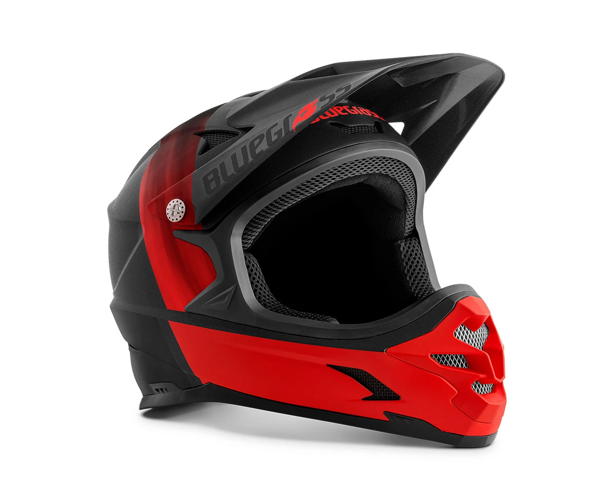 Casca MTB Bluegrass Intox - negru-rosu mat - 228971