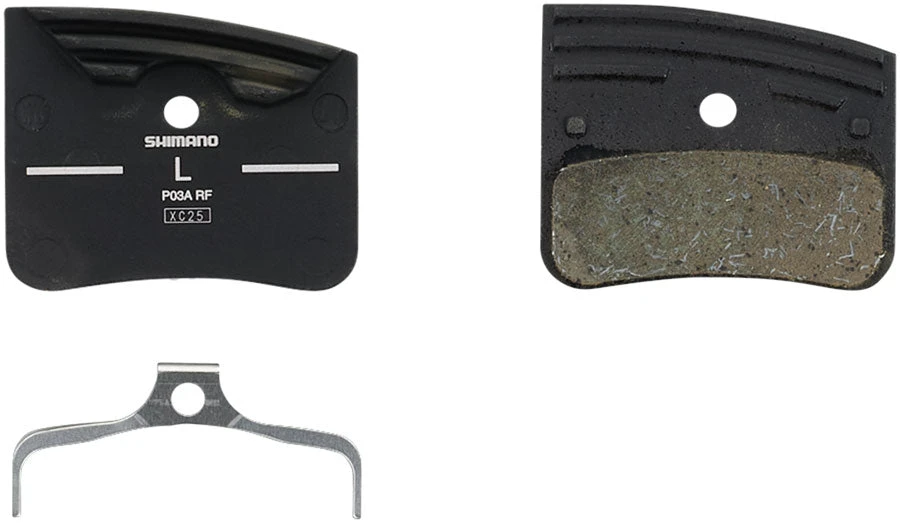 1. Plăcuțe frână disc Shimano P03A-RF - rășină, cu aripioare de răcire