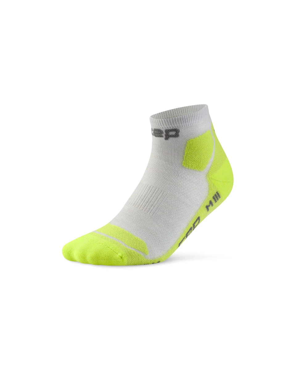 1. Șosete compresie CEP Hiking Light Cushion damă - gri cu verde lime
