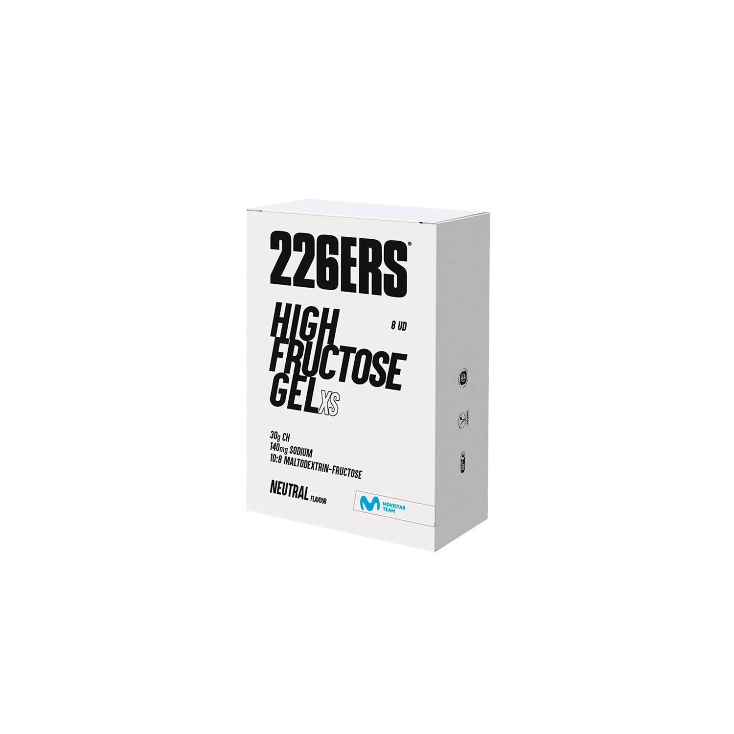 1. Cutie 8 geluri energizante 226ers High Fructuose Gel XS 44g - neutru