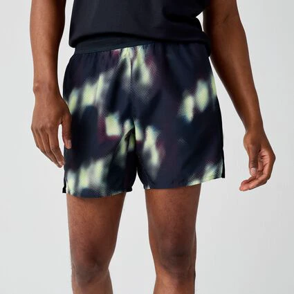 1. Pantaloni scurți alergare Brooks Dash 6" Short Printed bărbați - mov