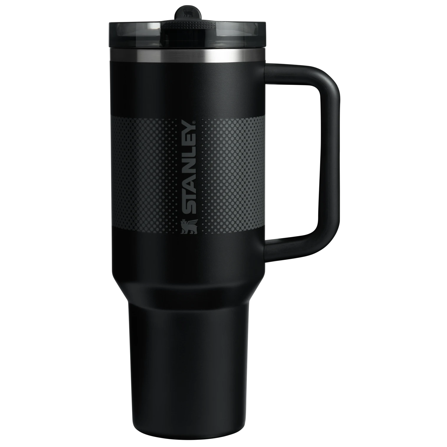 1. Pahar termoizolant Stanley Quencher ProTour cu pai - negru