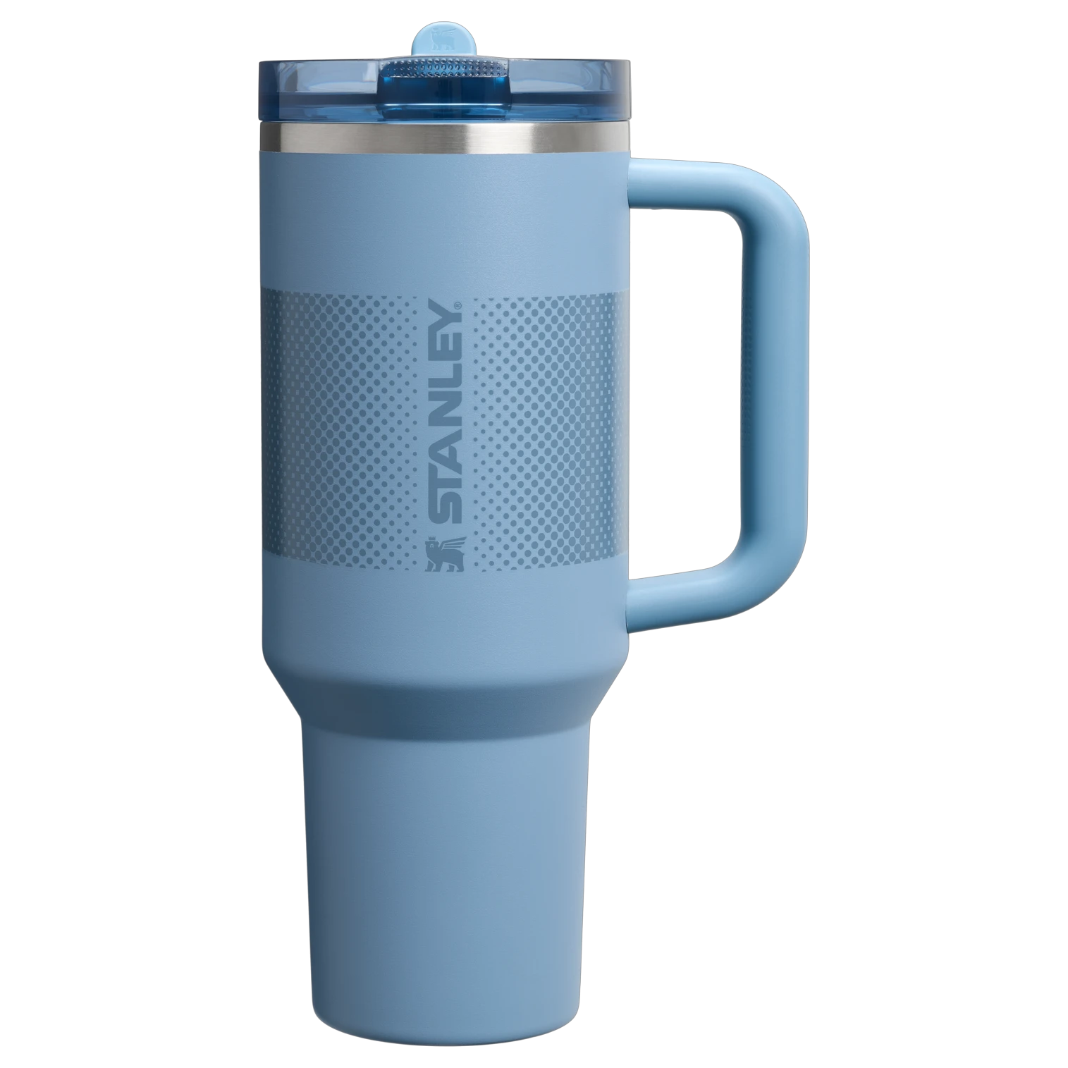 1. Pahar termoizolant Stanley Quencher ProTour cu pai - indigo