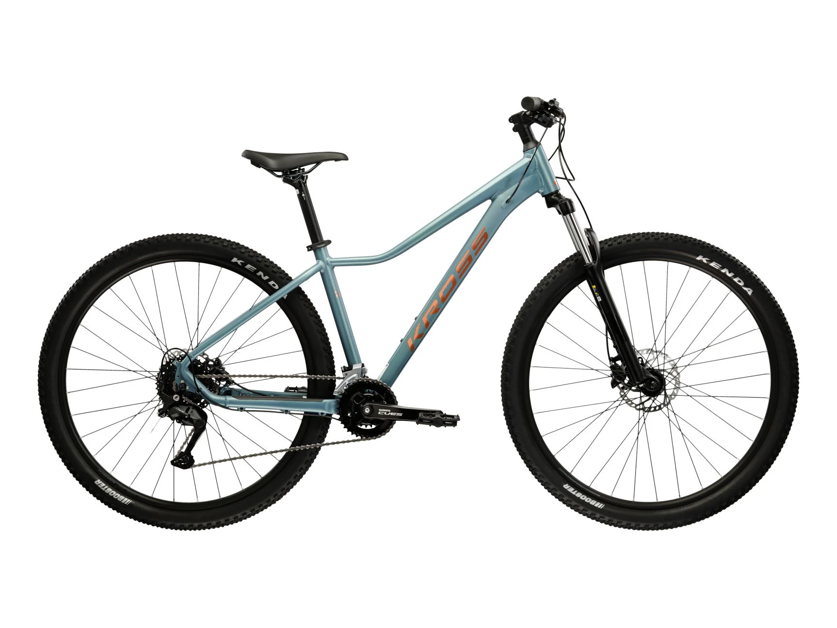 1. Bicicleta MTB Kross Lea X300 27.5 inch verde-cupru, damă