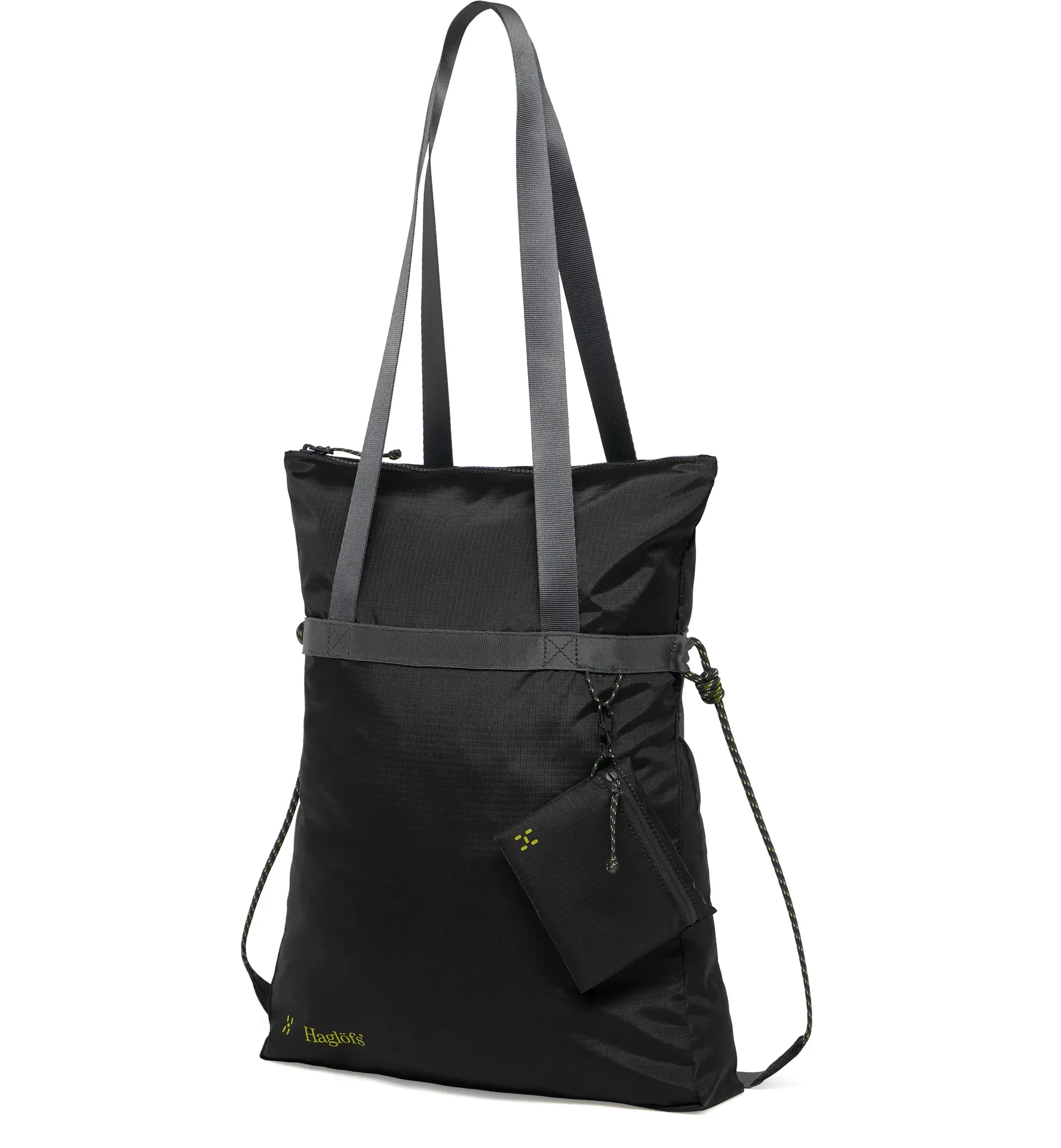 1. Geantă Haglöfs Brand Tote unisex - negru