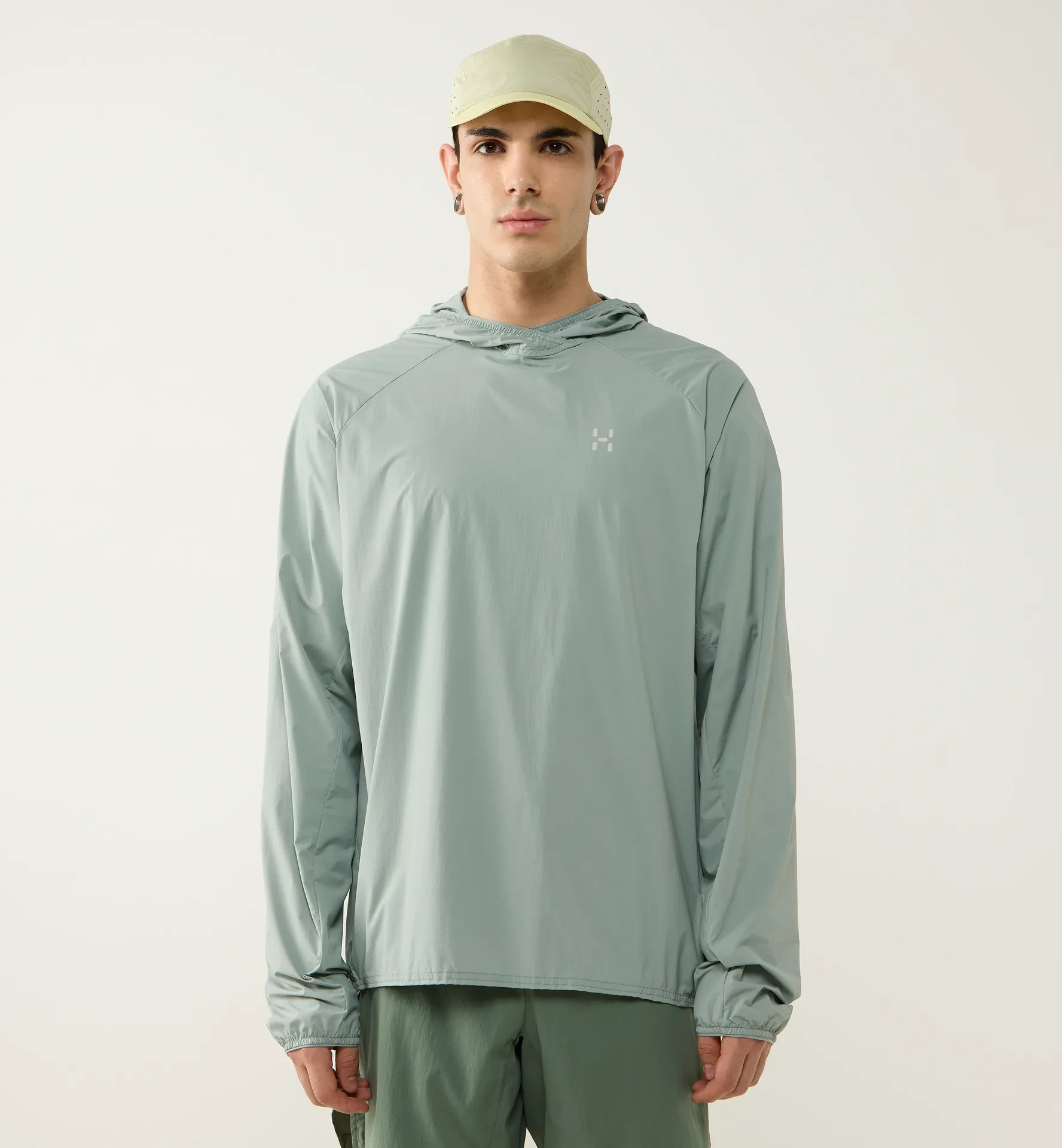 1. Hanorac Haglöfs L.I.M Sunpack Hoodie bărbați - verde