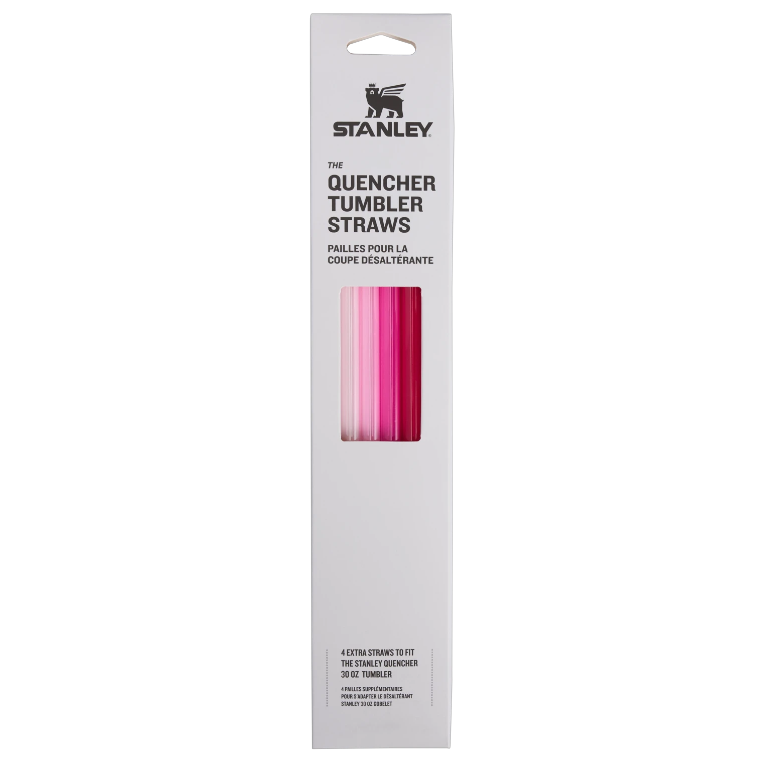 1. Set 4 paie de rezervă Stanley Quencher H2.0 FlowState 0.88L - roz