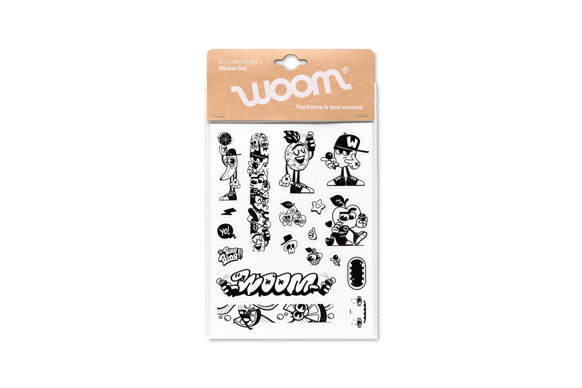 1. Stickere Woom Explore - Rolling Rebels