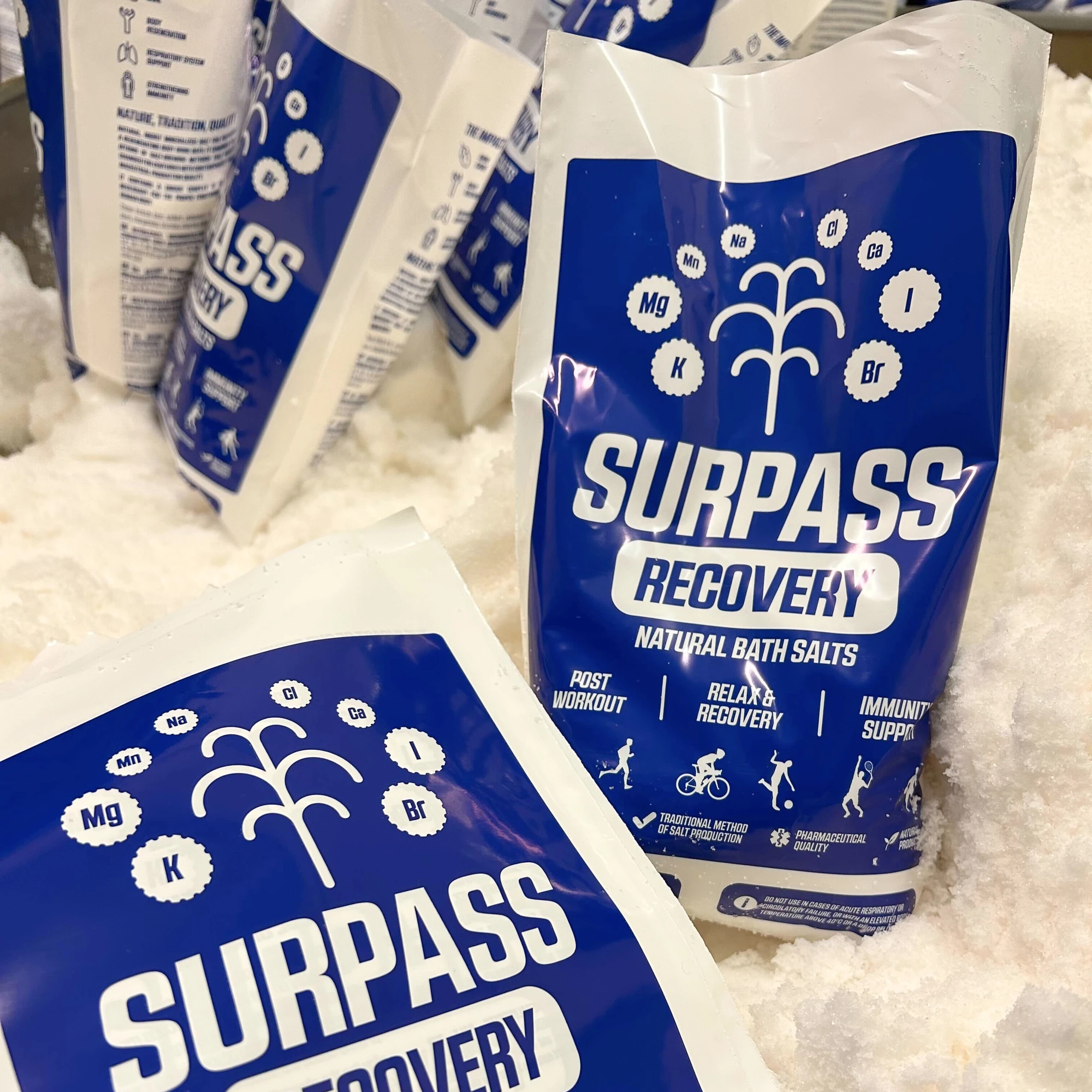 1. Sare de baie Surpass Recovery Natural Bath Salts - 1kg