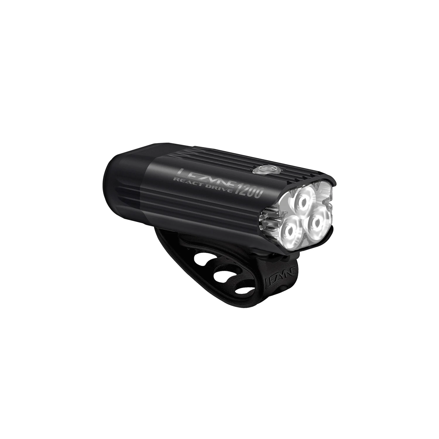 1. Lumina fata Lezyne React Drive Front - negru mat