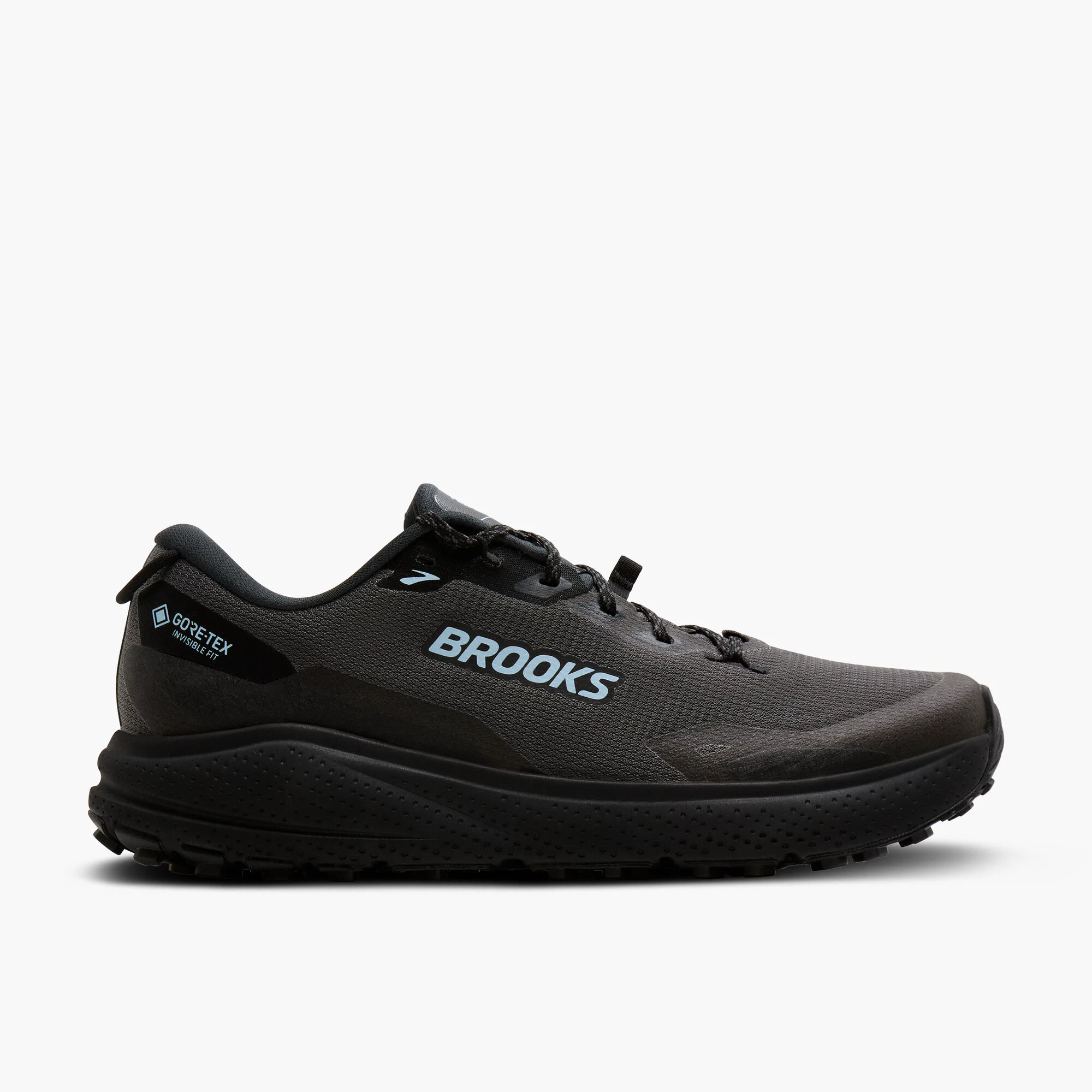 1. Pantofi alergare trail Brooks Divide 6 GTX bărbați - negru cu bleu