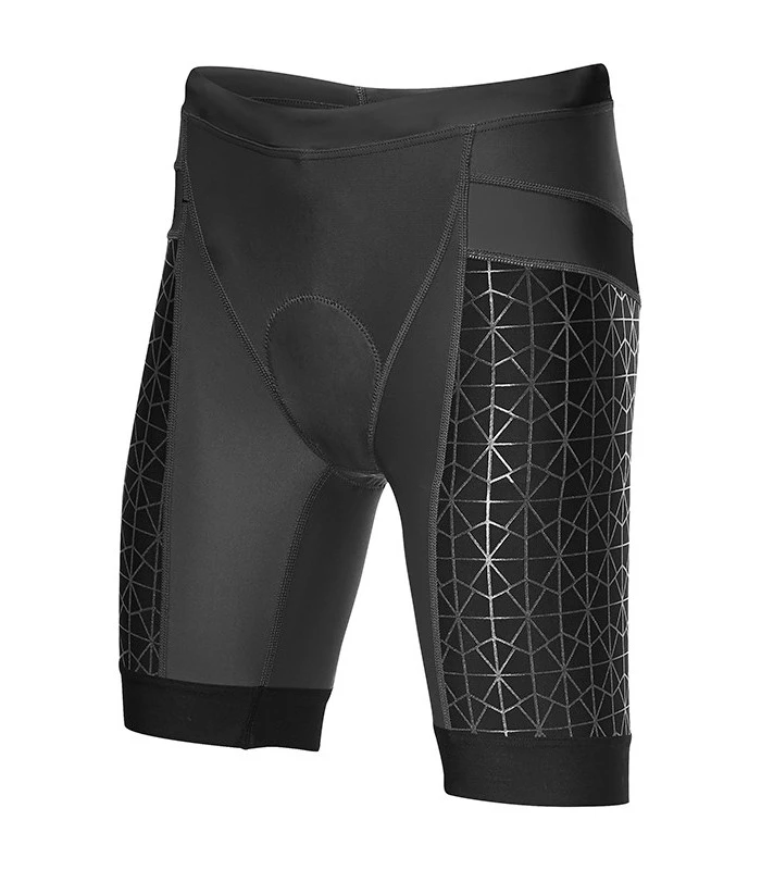 1. Pantaloni scurți triatlon TYR Competitor 6" damă - negru