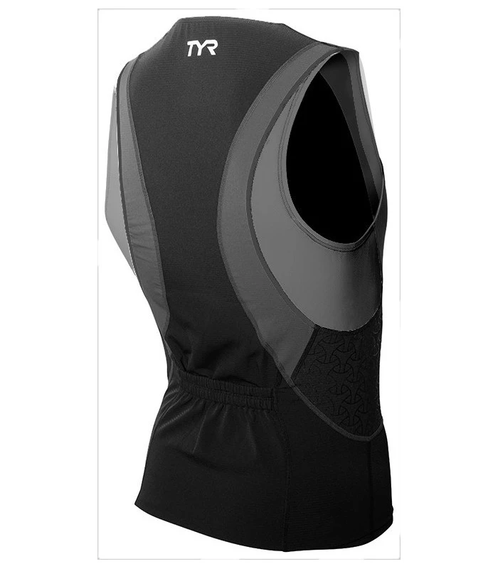 1. Maiou triatlon TYR Competitor bărbați - negru cu gri