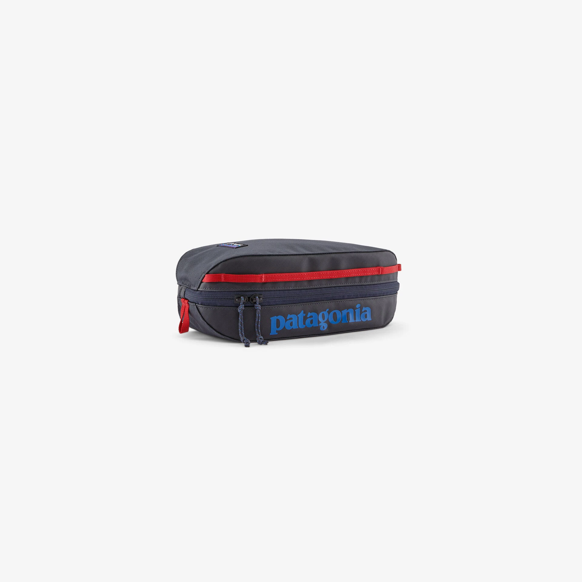 1. Organizator bagaj Patagonia Black Hole Cube 3L - albastru cu roșu